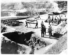 Exhuminierung in Theresienstadt nach dem 2. Weltkrieg